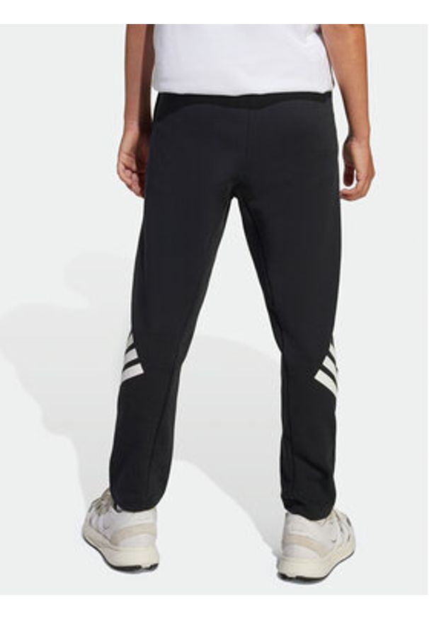 Adidas - adidas Spodnie dresowe Future Icons 3-Stripes JJ4808 Czarny Regular Fit. Kolor: czarny. Materiał: bawełna