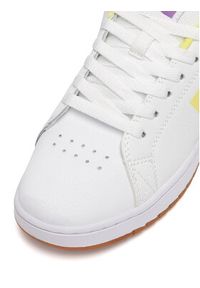 DC Shoes Sneakersy GAVELER ADJS700082-HPO Biały. Kolor: biały. Materiał: materiał #5
