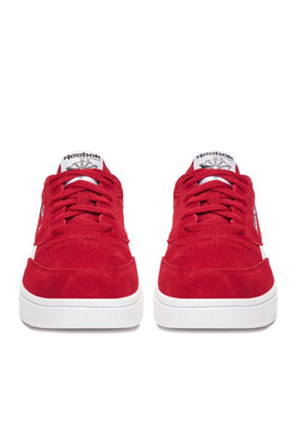 Reebok Sneakersy EO-CLUB C DOUBLE REVENGE 100229521 Bordowy. Kolor: czerwony. Materiał: zamsz, skóra. Model: Reebok Club