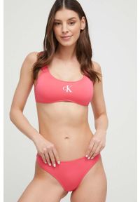 Calvin Klein brazyliany kąpielowe kolor fioletowy. Kolor: fioletowy. Materiał: włókno, dzianina, materiał #3
