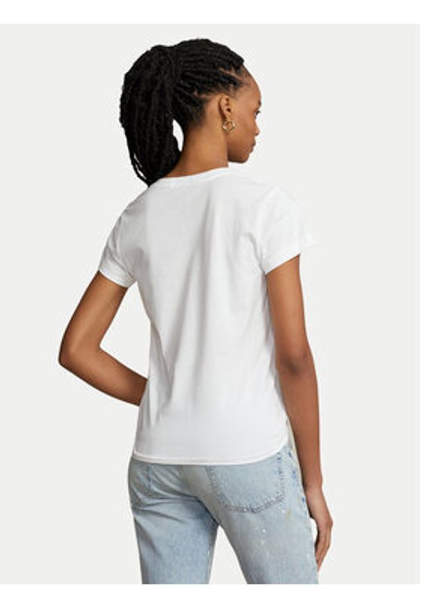 Polo Ralph Lauren T-Shirt 211902403001 Biały Regular Fit. Typ kołnierza: polo. Kolor: biały. Materiał: bawełna