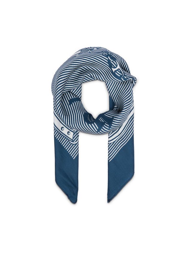 Lauren Ralph Lauren - LAUREN RALPH LAUREN Chusta jedwabna 454P14484001 Granatowy. Kolor: niebieski. Materiał: jedwab