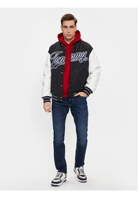 Tommy Jeans Kurtka bomber Letterman DM0DM17880 Czarny Regular Fit. Kolor: czarny. Materiał: syntetyk #4