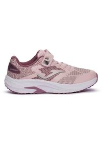 Buty do biegania dla dzieci Joma 2413 Speed Jr. Zapięcie: rzepy. Kolor: różowy. Materiał: syntetyk, tkanina, materiał. Szerokość cholewki: normalna