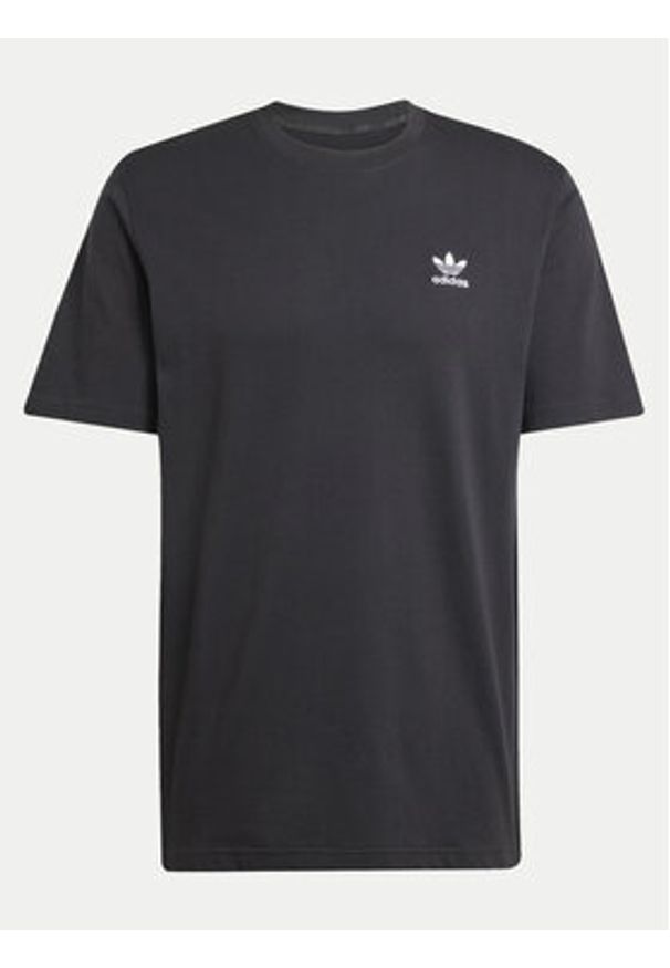 Adidas - adidas T-Shirt Trefoil Essentials JI8545 Czarny Regular Fit. Kolor: czarny. Materiał: bawełna
