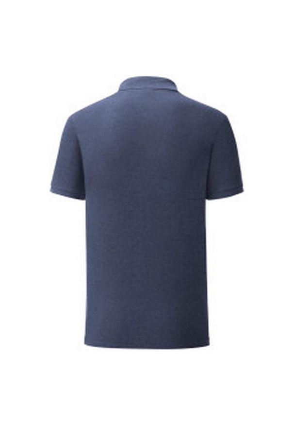FRUIT OF THE LOOM - Koszulka Polo Męska Iconic. Typ kołnierza: polo. Kolor: niebieski