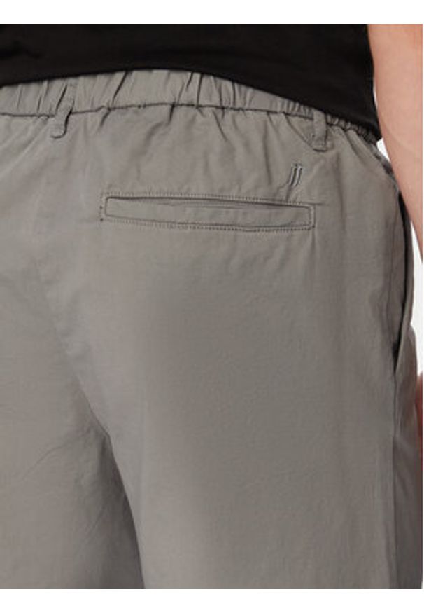 Jack & Jones Szorty materiałowe Jaiden Rocco 12292831 Szary Regular Fit. Kolor: szary. Materiał: bawełna