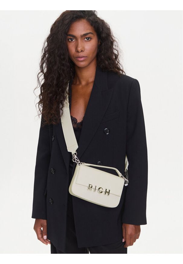 John Richmond Torebka RWP25161BO Biały. Kolor: biały. Materiał: skórzane