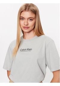 Calvin Klein T-Shirt Coordinates Logo Graphic K20K204996 Szary Relaxed Fit. Kolor: szary. Materiał: bawełna #4