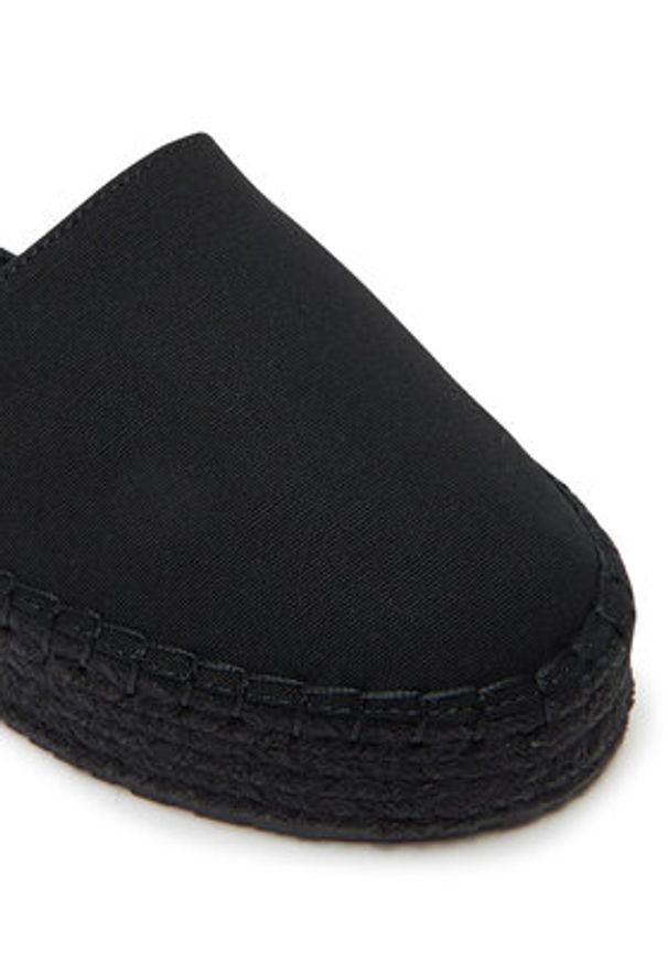 Calvin Klein Jeans Espadryle Flatform Espadrille Sling Mg YW0YW01735 Czarny. Kolor: czarny. Materiał: materiał