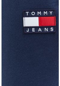 Tommy Jeans spodnie dresowe bawełniane DM0DM14272.9BYY męskie kolor granatowy z aplikacją. Kolor: niebieski. Materiał: bawełna, dresówka. Wzór: aplikacja #2