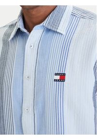 Tommy Jeans Koszula DM0DM22789 Błękitny Relaxed Fit. Kolor: niebieski. Materiał: bawełna #3