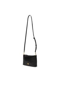 Pinko - PINKO Torebka Flat Horizontal Mini AI 25-26 104277 A2OH Czarny. Kolor: czarny. Materiał: skórzane