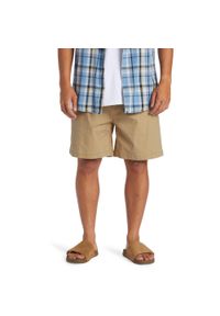 Quiksilver - Szorty spacerowe dla Mężczyzn TAXER Brązowy. Kolor: beżowy. Materiał: tkanina, bawełna. Długość: krótkie. Sezon: lato