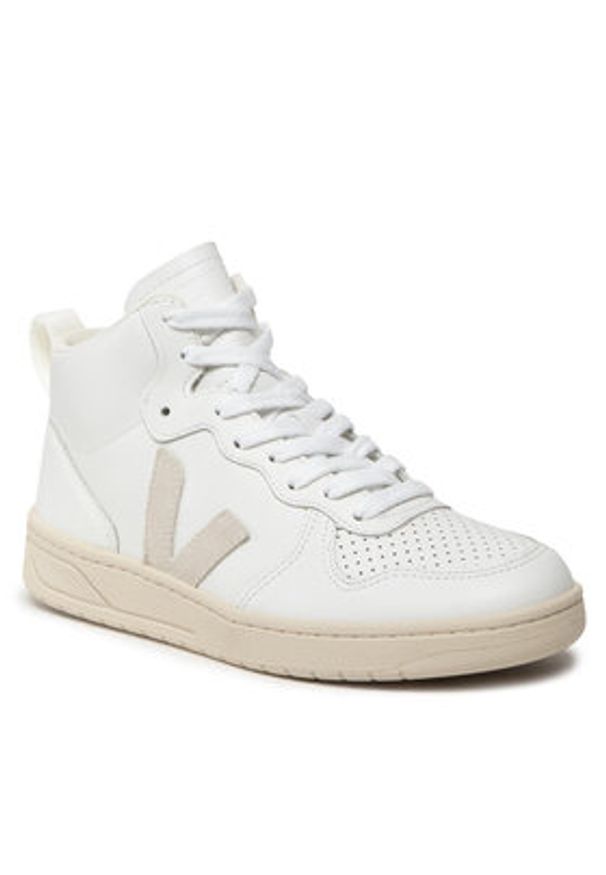 Veja Sneakersy V-15 Leather VQ0201270A Biały. Kolor: biały. Materiał: skóra