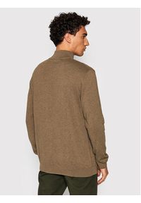 Selected Homme Sweter Berg 16074687 Brązowy Regular Fit. Kolor: brązowy. Materiał: bawełna #3