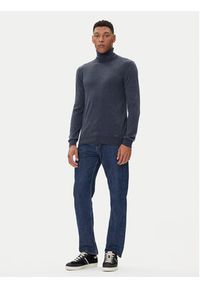 Guess Golf M5BR09 Z0432 Granatowy Regular Fit. Typ kołnierza: golf. Kolor: niebieski. Materiał: syntetyk #2