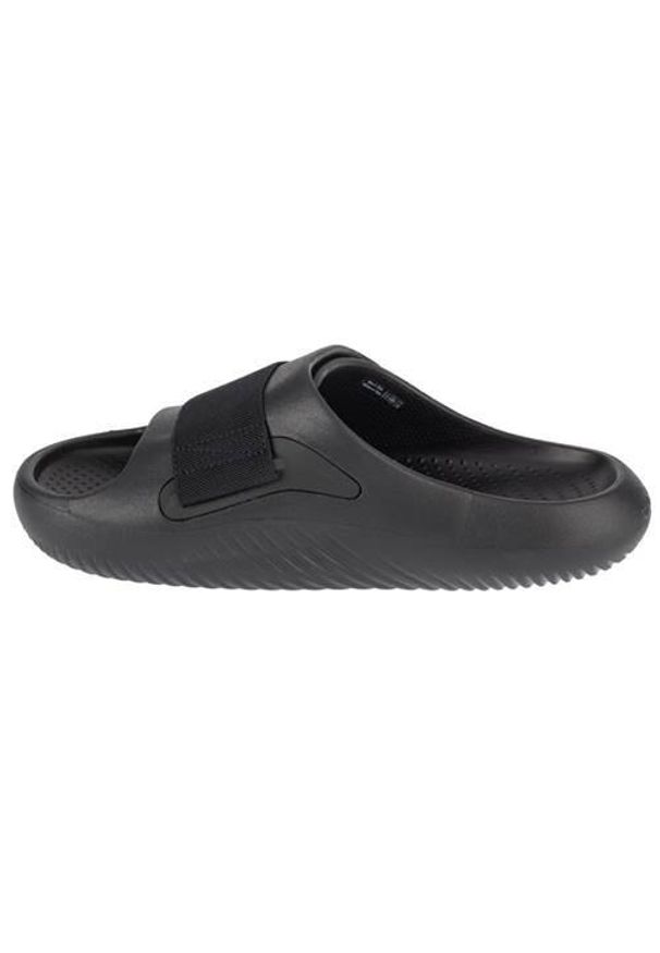 Klapki unisex Crocs 209413001. Kolor: czarny. Materiał: syntetyk, materiał