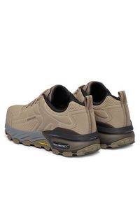 skechers - Skechers Trekkingi Max Protect 237672 TPBK Brązowy. Kolor: brązowy. Materiał: skóra. Sport: turystyka piesza #4