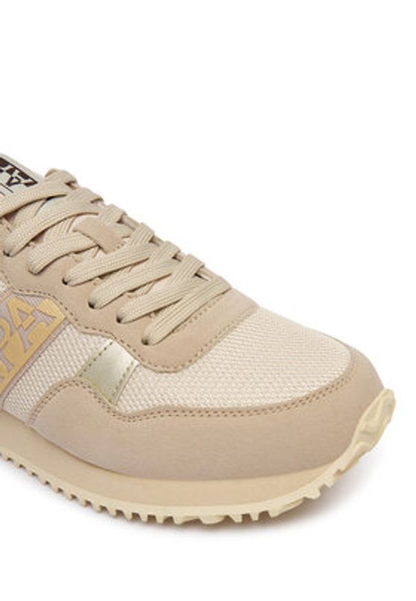 Napapijri Sneakersy NP0A8A6C Beżowy. Kolor: beżowy. Materiał: skóra