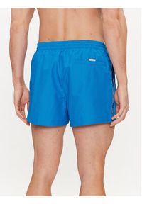 Calvin Klein Swimwear Szorty kąpielowe KM0KM00956 Niebieski Regular Fit. Kolor: niebieski. Materiał: syntetyk