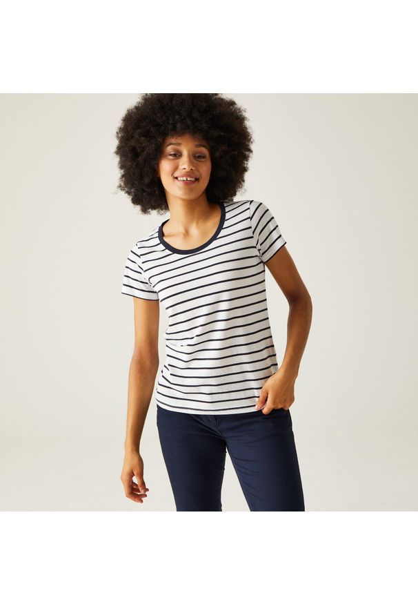 Regatta - Filandra VIII damska koszulka. Kolor: biały. Sport: turystyka piesza