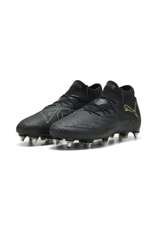 Puma - Buty piłkarskie unisex FUTURE 8 ULTIMATE MxSG PUMA. Kolor: czarny, zielony, wielokolorowy, żółty. Sport: piłka nożna