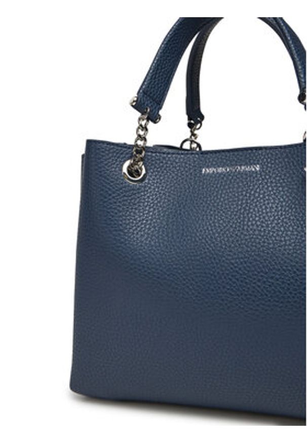 Emporio Armani Torebka Y3D159 YFN6E MB209 Granatowy. Kolor: niebieski. Materiał: skórzane