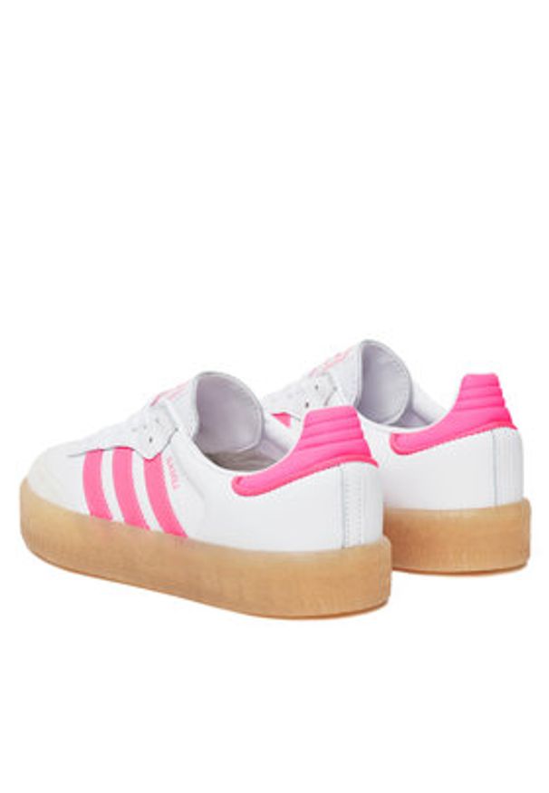 Adidas - adidas Sneakersy Sambae JS3940 Biały. Kolor: biały. Materiał: skóra