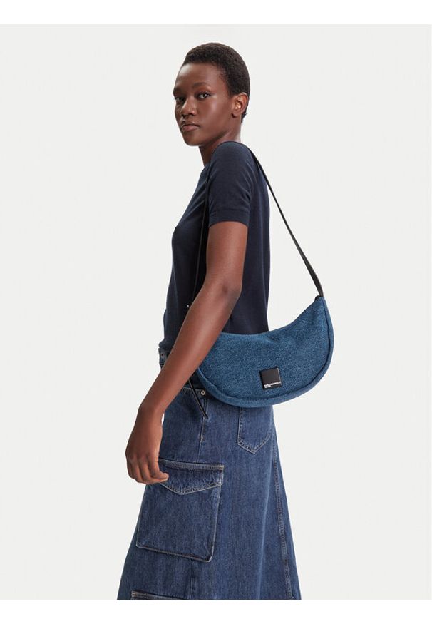 Karl Lagerfeld Jeans Torebka A3W30209 Niebieski. Kolor: niebieski