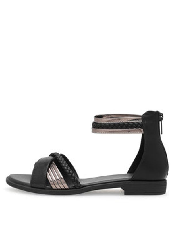 Clara Barson Sandały WS6112-05 Czarny. Kolor: czarny. Materiał: syntetyk