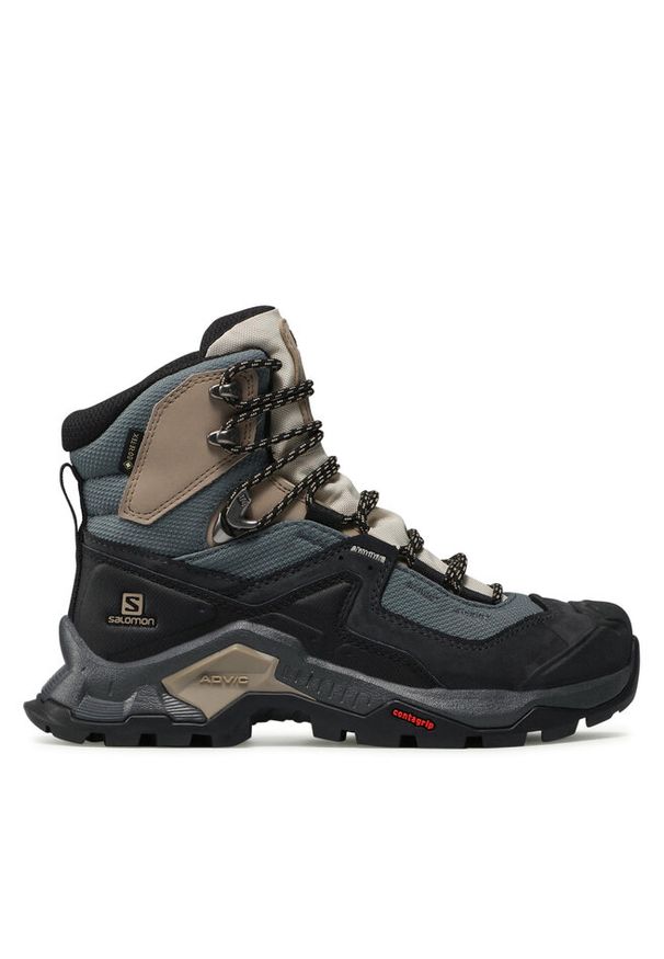 salomon - Trekkingi Salomon. Technologia: Gore-Tex. Wzór: kolorowy. Sport: turystyka piesza