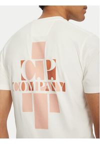 C.P. Company T-Shirt 18CMTS144A006586W Biały Regular Fit. Kolor: biały. Materiał: bawełna