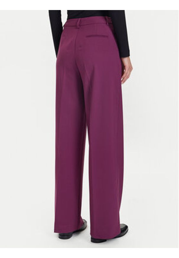 United Colors of Benetton - United Colors Of Benetton Spodnie materiałowe 4L4HDF07F 7D3 Fioletowy Regular Fit. Kolor: fioletowy. Materiał: syntetyk