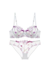 Intica - Komplet bielizny z koronką na specjalne okazje Mallaurie. Kolor: wielokolorowy. Materiał: koronka. Wzór: koronka