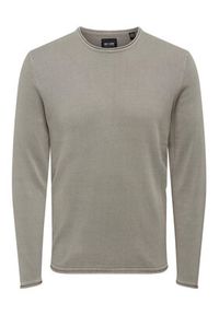 Only & Sons Sweter 22006806 Szary Regular Fit. Kolor: szary. Materiał: bawełna #5