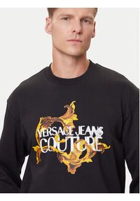 Versace Jeans Couture Bluza 79GAIE10 CF00E Czarny Regular Fit. Kolor: czarny. Materiał: bawełna #4