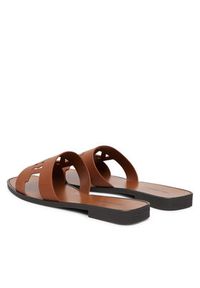 Karl Lagerfeld - KARL LAGERFELD Klapki Skoot III KL80405C Brązowy. Kolor: brązowy. Materiał: skóra #2