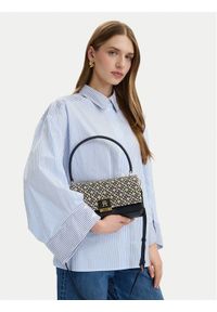 TOMMY HILFIGER - Tommy Hilfiger Torebka Th Her Med Crossover Jacqu AW0AW18638 Granatowy. Kolor: niebieski. Materiał: skórzane #1