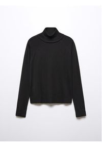 mango - Mango Golf Luccac 57065972 Czarny Regular Fit. Typ kołnierza: golf. Kolor: czarny. Materiał: syntetyk #8