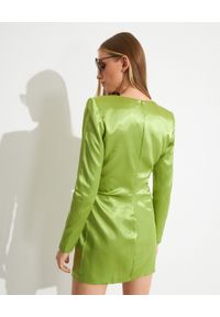 GAUGE81 AMSTERDAM - Zielona sukienka Zarate. Kolor: zielony. Materiał: wiskoza. Długość rękawa: długi rękaw. Długość: mini #6