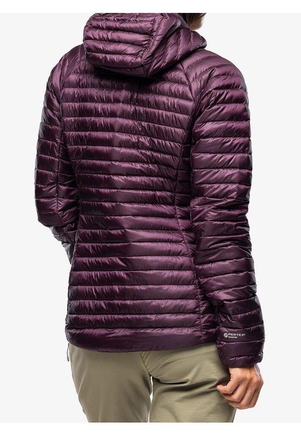 Kurtka puchowa damska Montane Anti-Freeze Lite Hoodie. Kolor: fioletowy. Materiał: puch