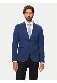 Selected Homme Marynarka 16092418 Niebieski Slim Fit. Kolor: niebieski. Materiał: syntetyk #1