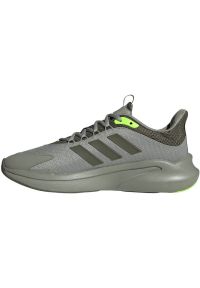 Adidas - Buty do biegania adidas AlphaEdge+ M IF7296 zielone. Zapięcie: sznurówki. Kolor: zielony. Materiał: materiał, syntetyk, guma. Szerokość cholewki: normalna. Sport: fitness #7