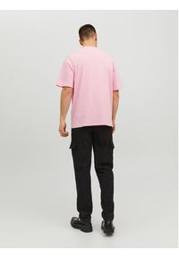 Jack & Jones - Jack&Jones T-Shirt Grocery 12230754 Różowy Oversize. Kolor: różowy. Materiał: bawełna #3