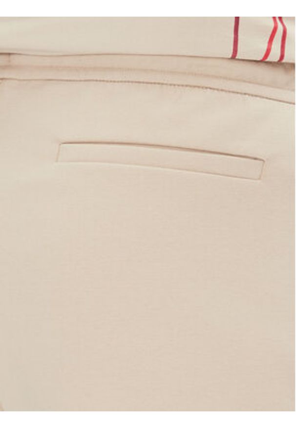 BOSS Spodnie dresowe Hadiko 50537198 Beżowy Regular Fit. Kolor: beżowy. Materiał: bawełna