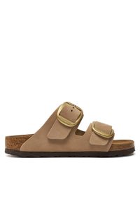 Birkenstock Klapki Arizona Big Buckle 1024064 Beżowy. Kolor: beżowy. Materiał: skóra, nubuk #1