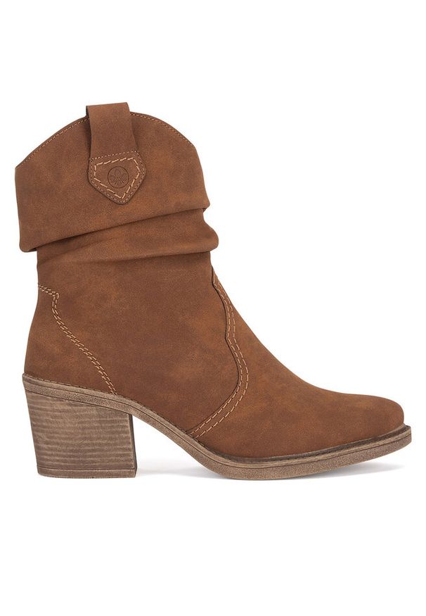 Kowbojki Rieker. Kolor: brązowy