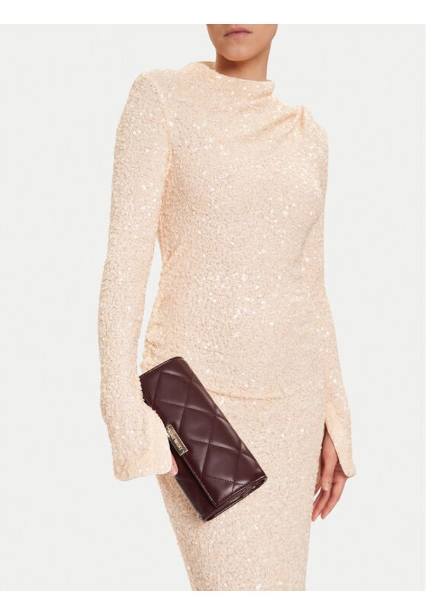 Nine West Torebka CEO-MONTANA-LDA7800A Bordowy. Kolor: czerwony