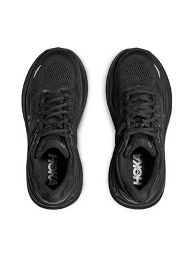 HOKA - Hoka Buty do biegania Bondi 9 1162011 Czarny. Kolor: czarny. Materiał: materiał